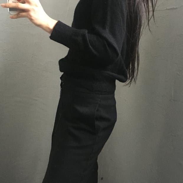 Comme des Garcons tricot 꼼데가르송 트리콧 블랙 터틀