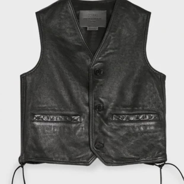 ZARA X STEVEN MEISEL - leather vest