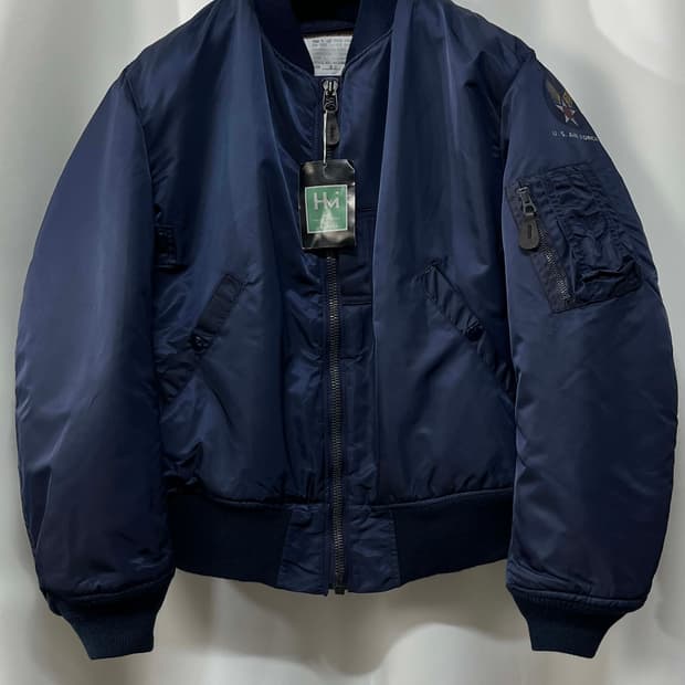80's USAF B-15C 울파일 모디파이드 플라이트 보머 자켓