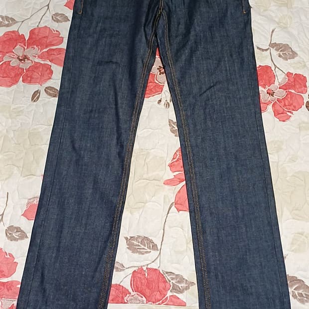 플랙 베를린 슬림청바지 실측33인치 기장109