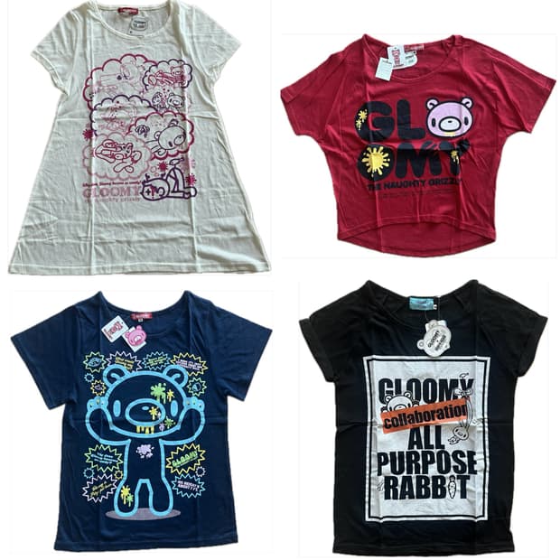 글루미베어 범용토끼 반팔  티셔츠