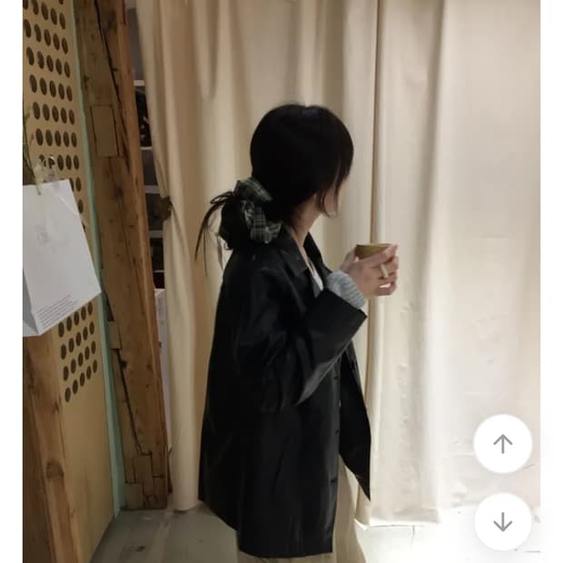 하우유 바이미 레더 자켓