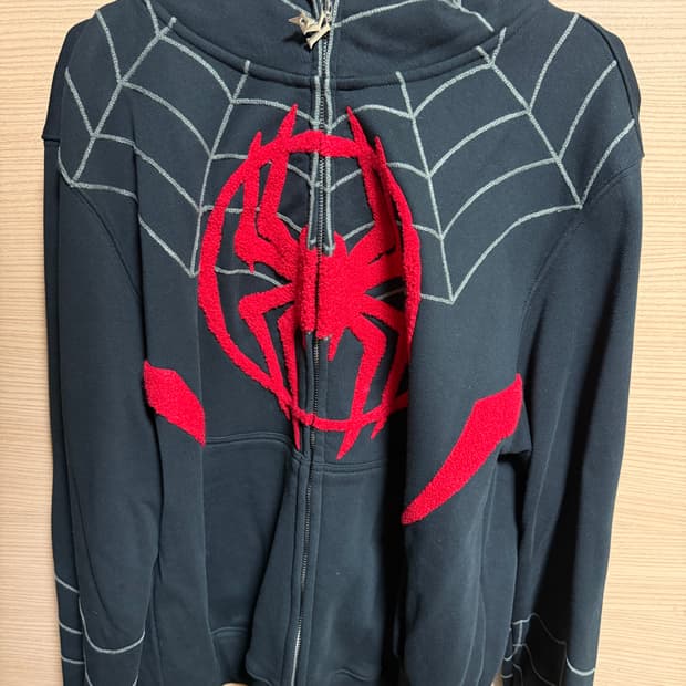 Kakazzy Full Zip Hoodie Black (스파이더맨)