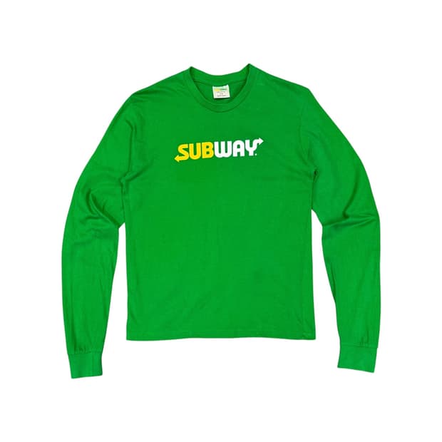 서브웨이 오피셜 롱슬리브 티셔츠 (S) 