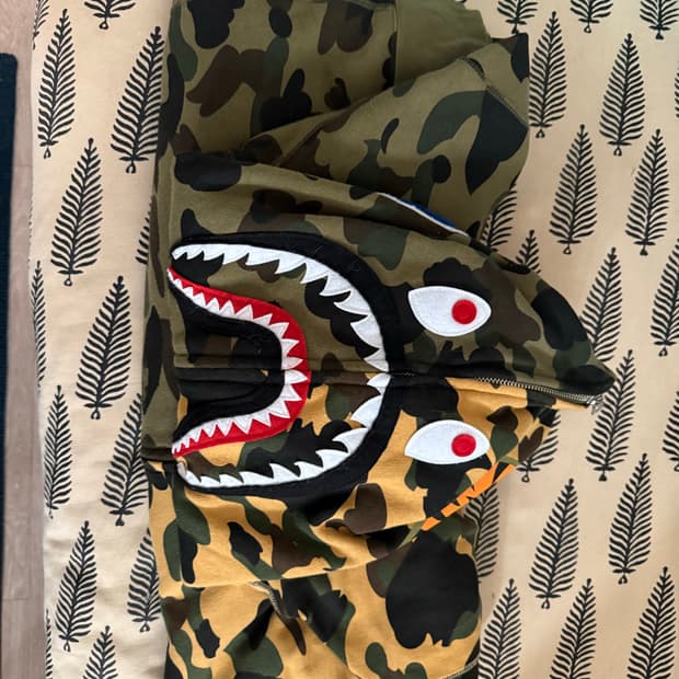3XL/베이프 1st Camo Separate Shark Full 집업