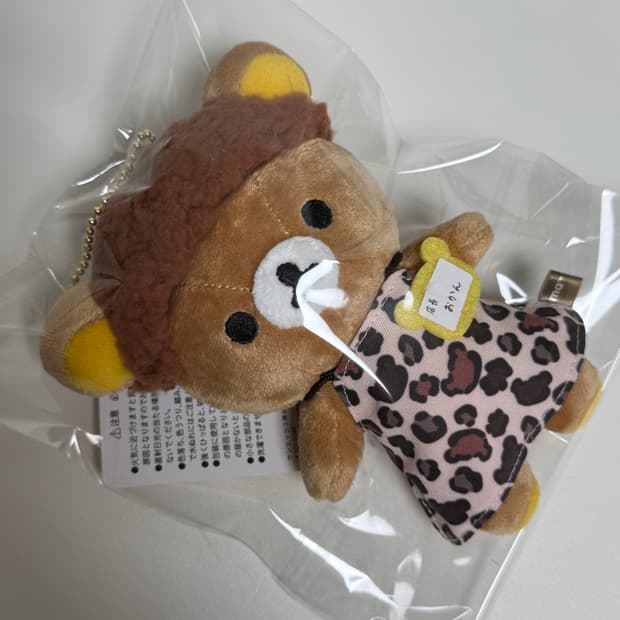 리락쿠마 우메다 점장 마스코트 키링 인형