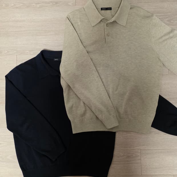 SPAO 니트 Navy & Beige XL (105)
