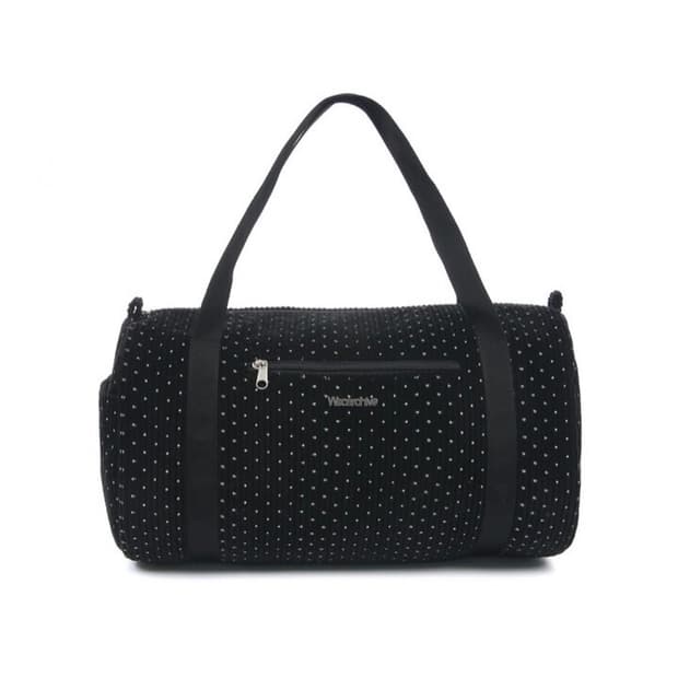 wsc archive 도트 배럴백 블랙