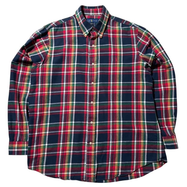 폴로 랄프로렌 클래식핏 퍼포먼스 플란넬 체크 셔츠