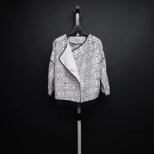 듀엘 춘하 펀칭 가디건 자켓 55