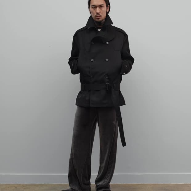 [S,M]커미션 25fw Hunter 트렌치 코트/블랙