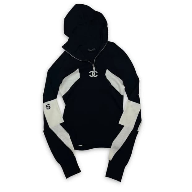 샤넬 2023 1of1 샘플 니트 후드집업