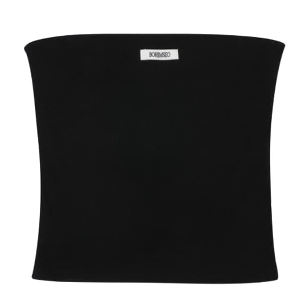 BOHEMSEO 보헤미안서울 BASIC TUBE TOP, BLACK 튜브