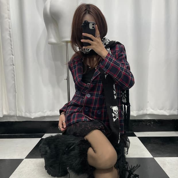 🎸체크 패턴 블레이져🎸