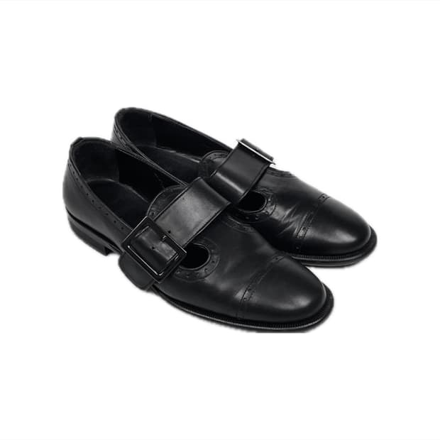 요지야마모토 레더 벨트 슈즈