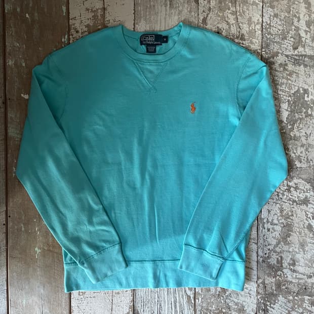 Polo Ralph Lauren Turquoise Cotton Crewn