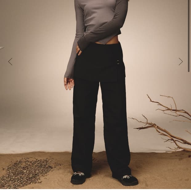 (W) Glowny Moss Padded Pants Black