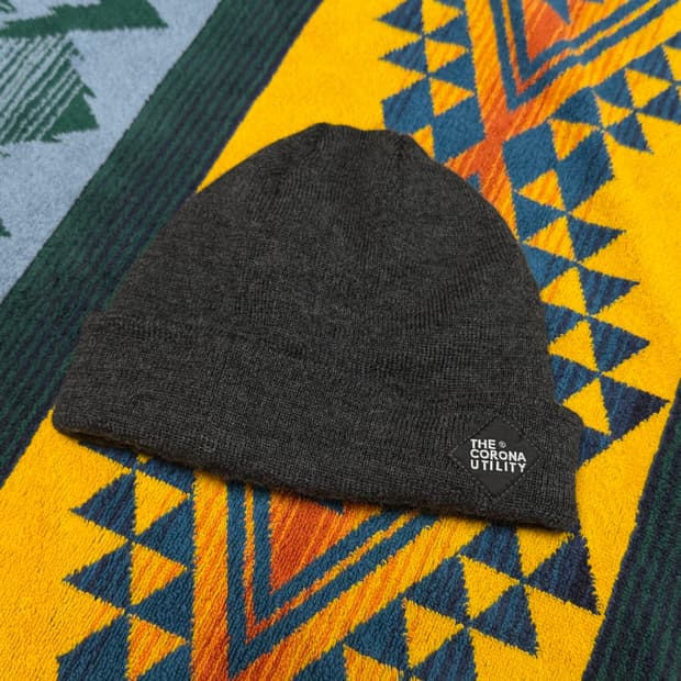 Corona utility wool beanie