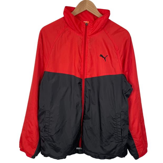 푸마 자수 로고 바람막이