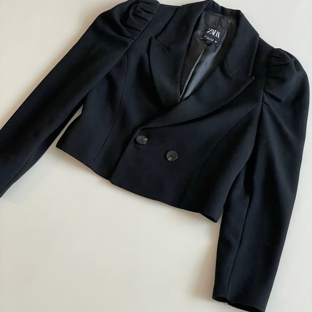 자라 블랙 숏 자켓 S사이즈