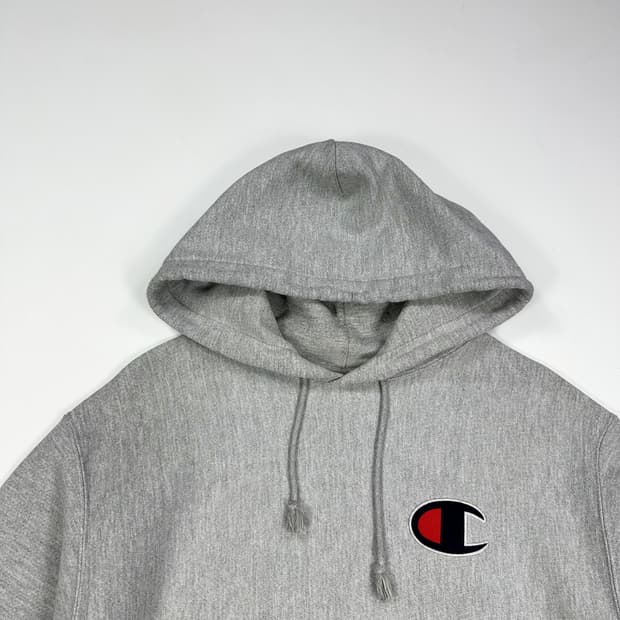 챔피온 리버스위브 헤비 그레이 후드집업 (실측 L)