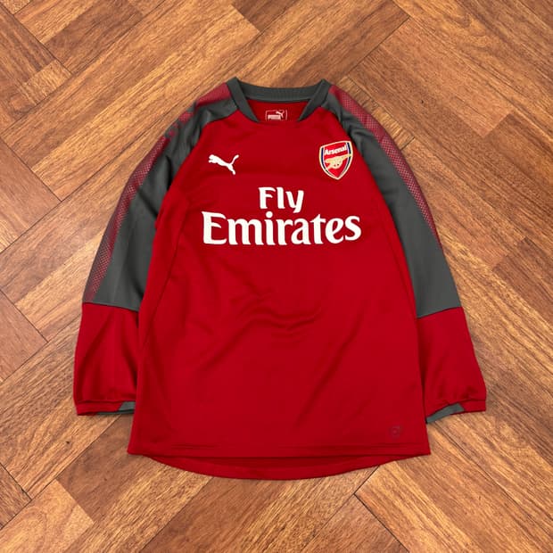 M PUMA 푸마 아스날 17-18시즌 트레이닝 티셔츠 