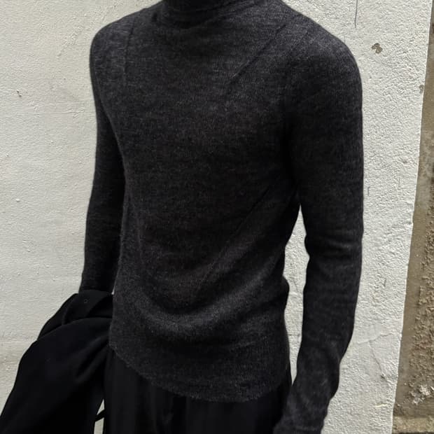 라프시몬스 08AW 모크넥