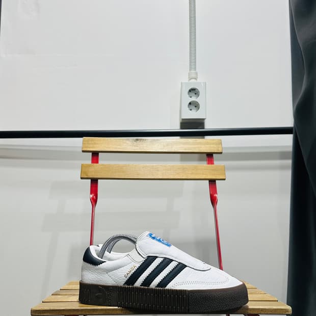 245) 아디다스 운동화 여성 여자 신발 삼바 클라우드 화이트 블랙