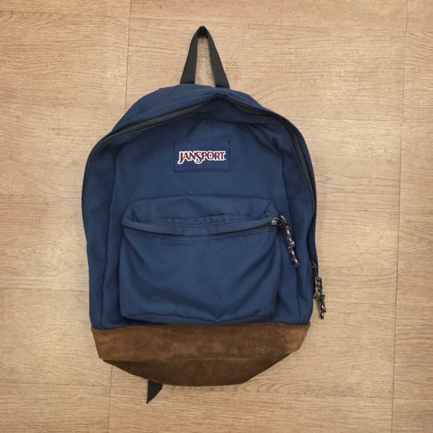 90s 잔스포츠 스웨이드 바텀 백팩 made in usa