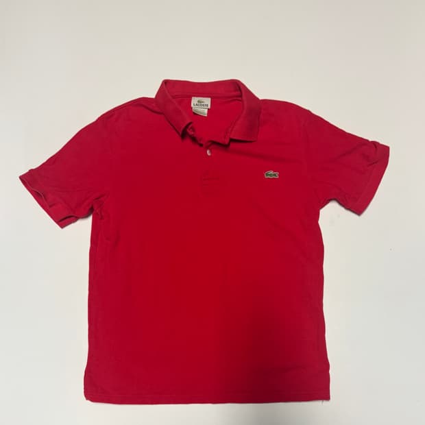 여성 라코스테 Pk 폴로 카라 반팔 티셔츠 S 4 레드