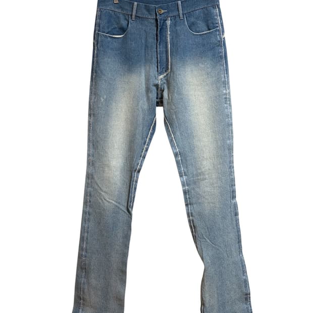 taped stitching denim