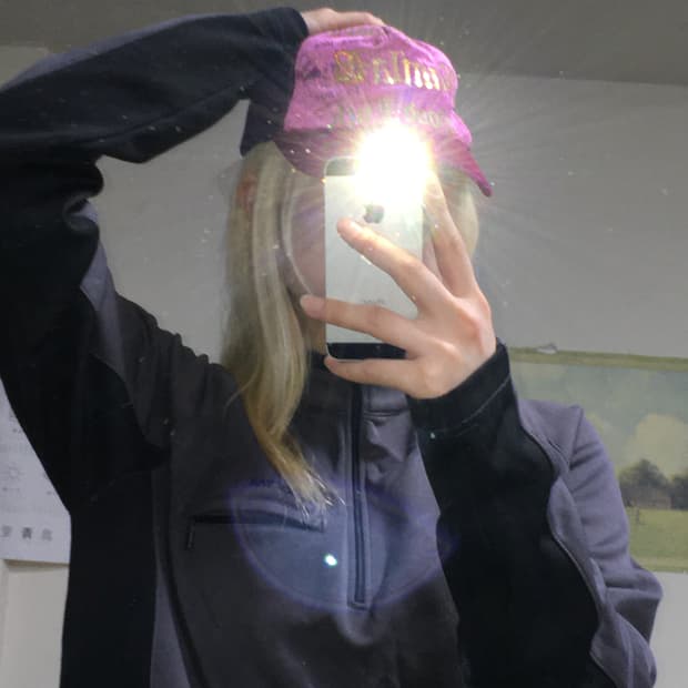 투티/0347 Y2K 핑크 펄 캡모자 2000년대 초