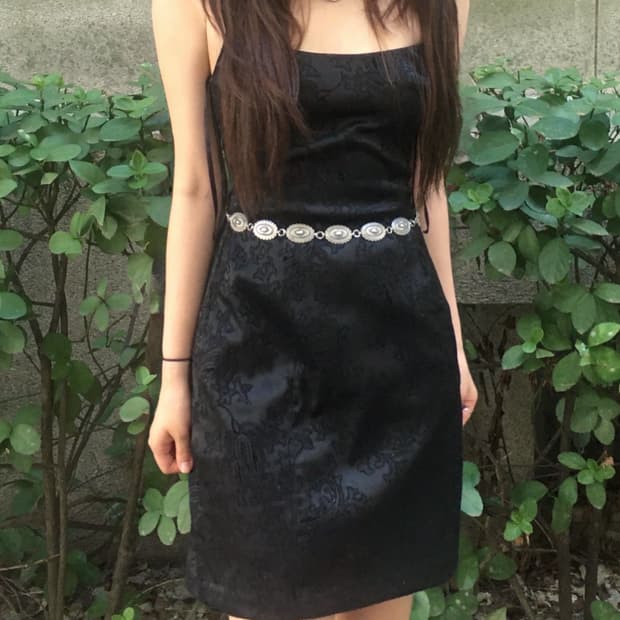 블랙 오리엔탈 원피스