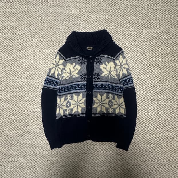 JOURNAL STANDARD wool 100% knit jacket