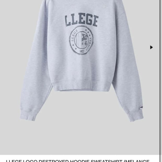 F 렉토 후드티 그레이