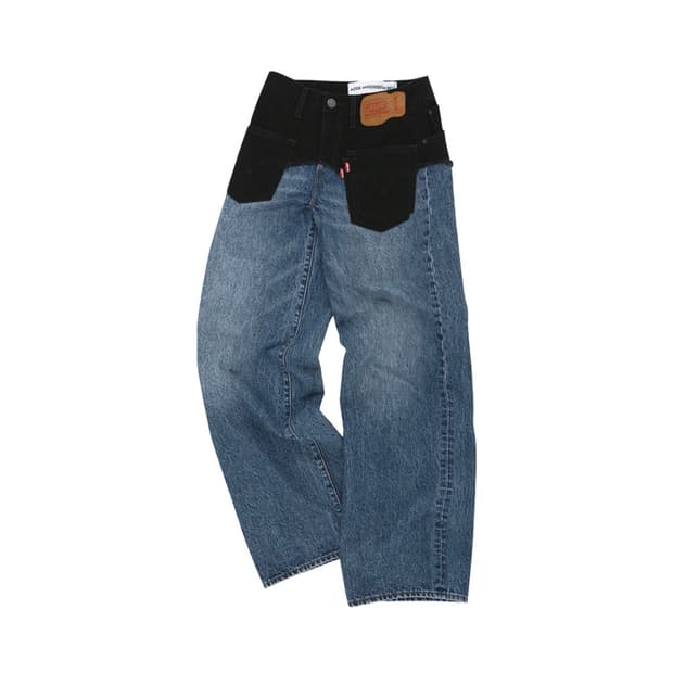 ADSB 앤더슨벨 x 리바이스 우먼 배기 진 인디고 25