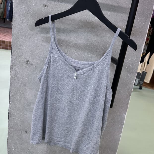 gray cotton sleevless