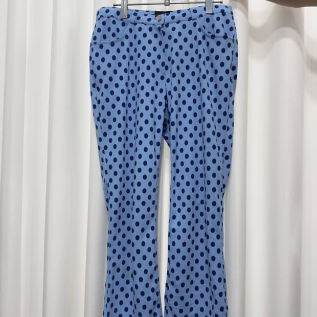 spiga dot capri pants