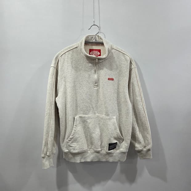 아이스비스킷 키즈 풀오버 하프집업 맨투맨 160