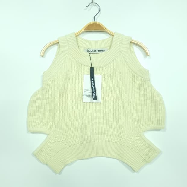 TheOpen Product 더오픈프로덕트 컷아웃 니트 케이프