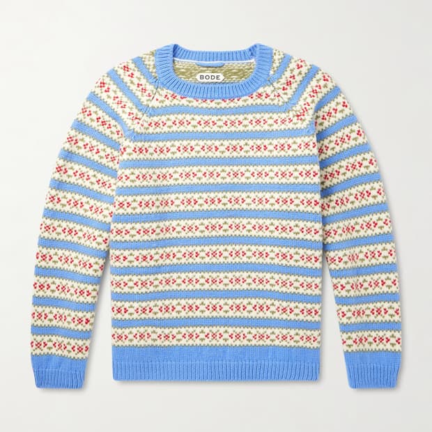 (M) BODE 보디 Wedgewood 울 스웨터