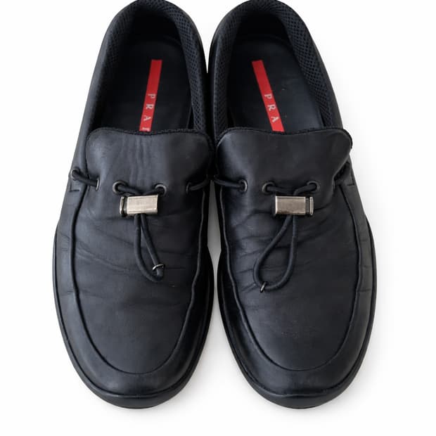 Prada sports string Loafer UK8½