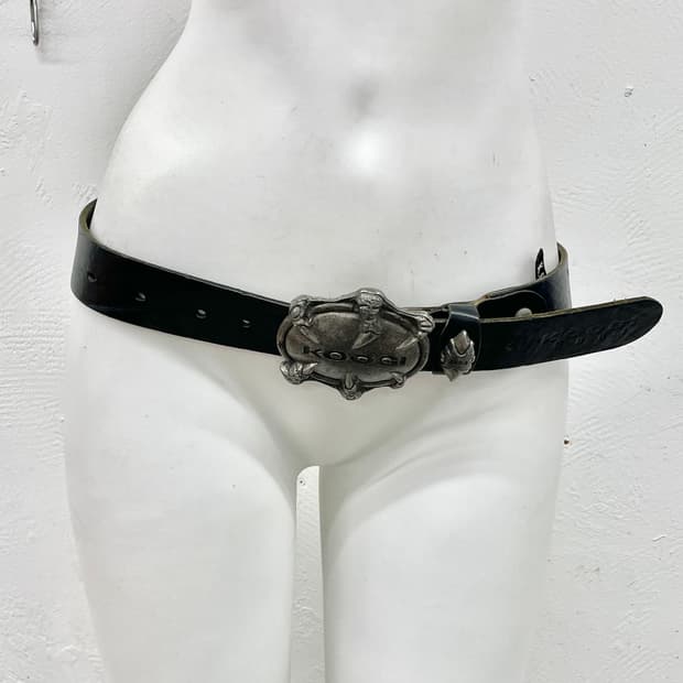 Koogi 리얼레더 드래곤 버클 벨트