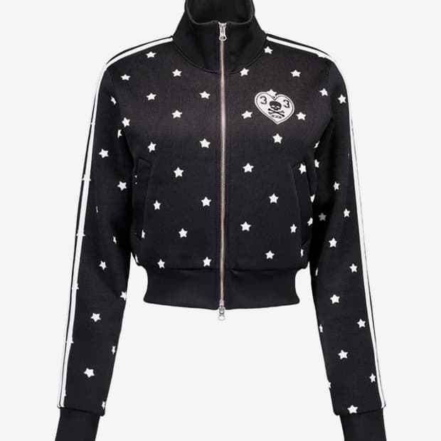 셋업이엑스이 카리나 집업 STAR SPORTY ZIP-UP / BLACK