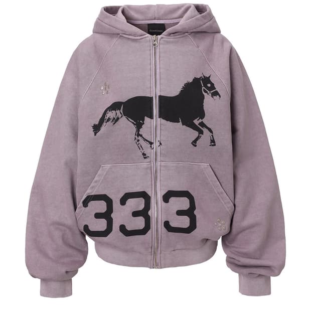 판매) 쓰리타임즈 미드나잇 후드집업 midnight stud hoodie