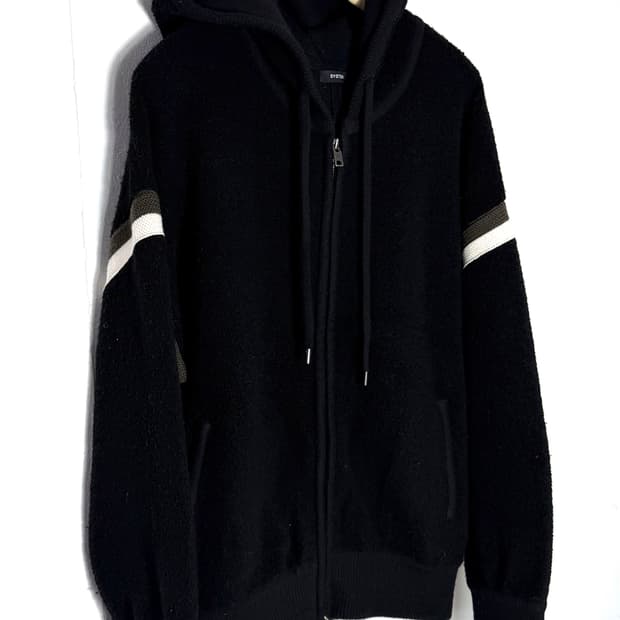 시스템옴므 시스템엄마후드집업 시스템옴므니트 니트집업