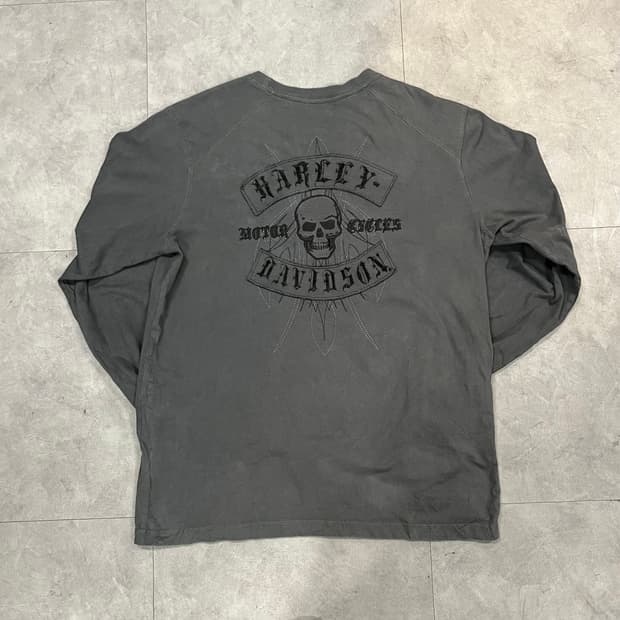 할리데이비슨 스컬 롱슬리브 (105)