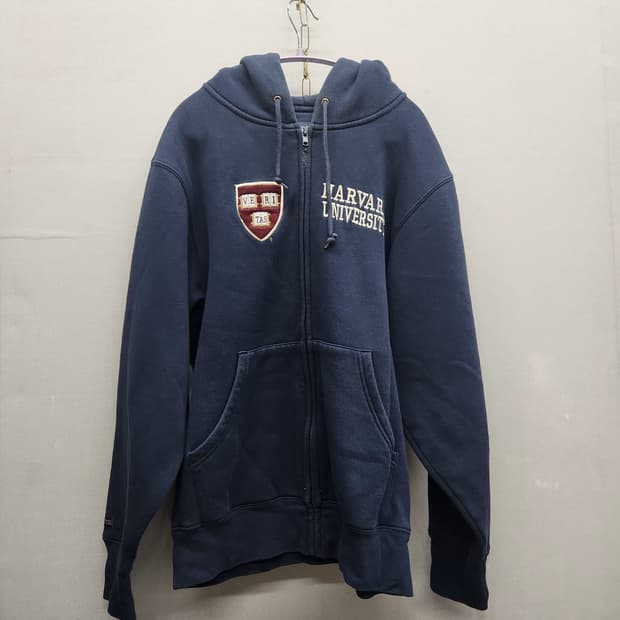 잔스포츠 하버드 로고 후드집업 S(L)