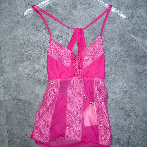 Pink Strap Top