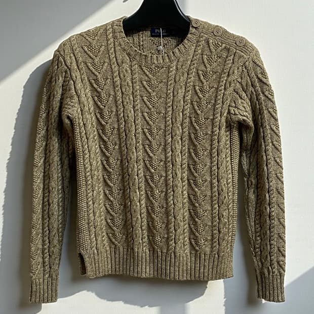 폴로 랄프로렌 케이블 코튼 니트